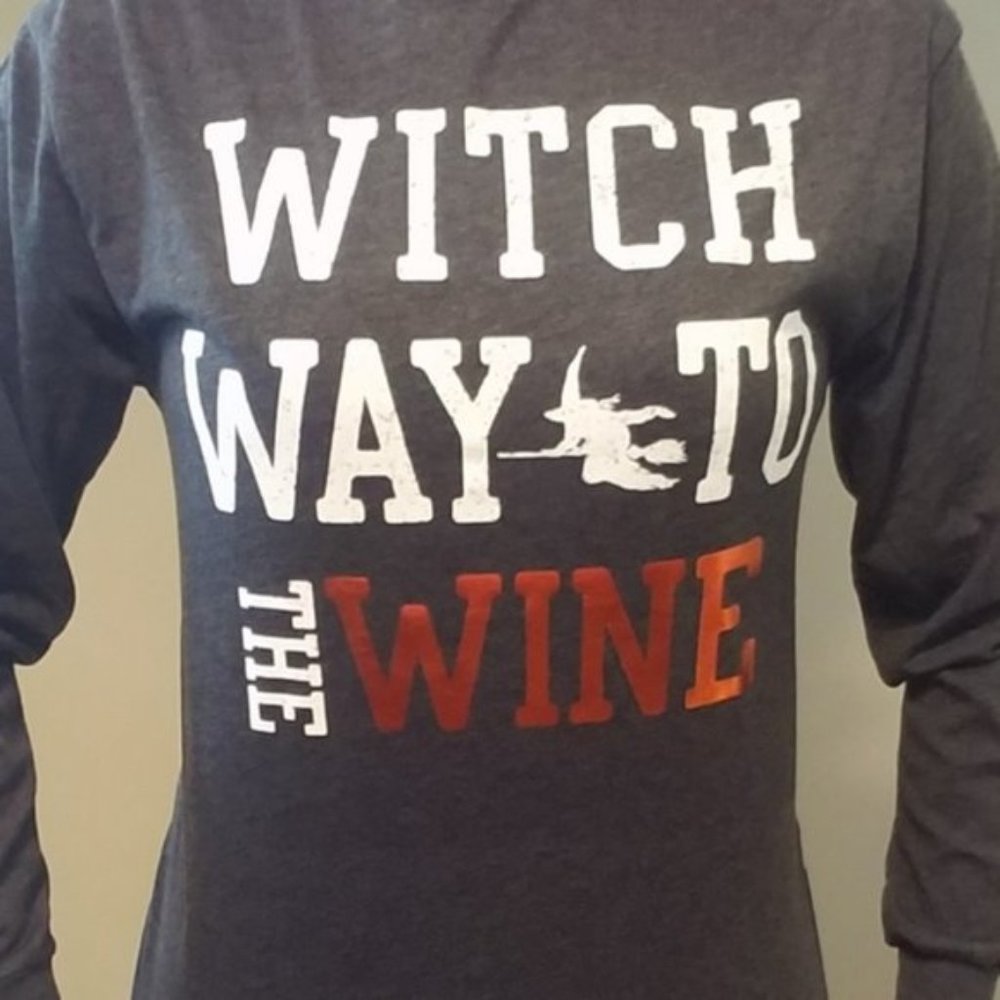 "Witch Way to the Wine" Womens (XS)